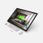 Green Screen Desktop Living Room TV 2 - 2