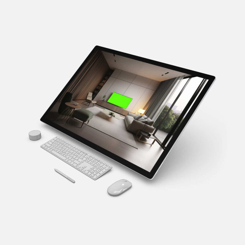 Green-Screen-Desktop-Living-Room-TV-7-1