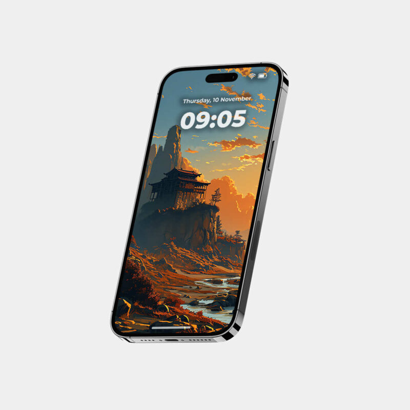 Phone 4K Wallpaper Sunset